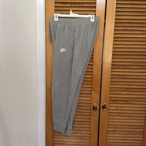 gray Nike sweatpants
